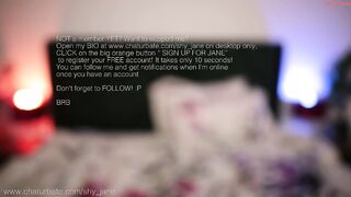 shy_jane - Private  [Chaturbate] prima caught sub group-sex