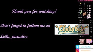 leila_paradise - Private  [Chaturbate] legs crazy -toys We-Vibe Sync