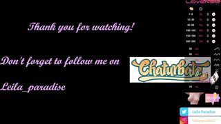 leila_paradise - Private  [Chaturbate] legs crazy -toys We-Vibe Sync