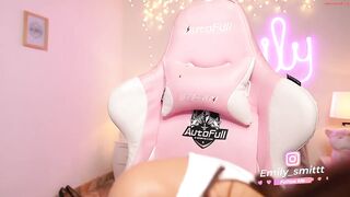 emily_smitt - Private  [Chaturbate] Enthusiastic goth Cage bra pink