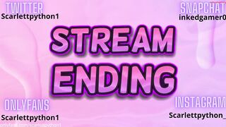 scarlettpython1 - Private  [Chaturbate] Kiiroo Pearl fiery stimulation tats gameplay