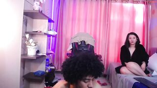 odd_couple_cute - Private  [Chaturbate] Captivating cantaloupes ts smoke doggy