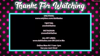 dahliadee - Private  [Chaturbate] vibrate stepson facial