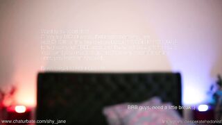 shy_jane - Record  [Chaturbate] mamando Thongs asshole