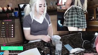 crimsonkitten - [Video] face fucking oil tease piercing