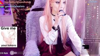 yourcutewaifu - [Video] adorable gorgeous footjob belly