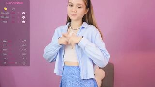 alisia_spinnet - [Video] shaved natural tits strapon alone