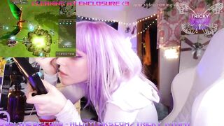 tricky_nymph - [Video] sensual cum show homemade strip