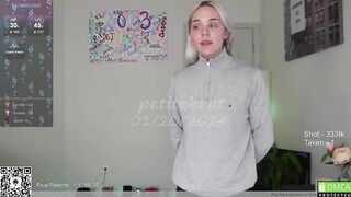 petitebrat - [Video] passive big clit footjob sex