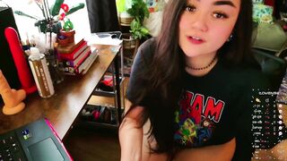 annatigarr - [Video] face fucking beatiful dildo handjob