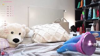 hayleex - [Chaturbate Video] oil teen role-play fuck machine