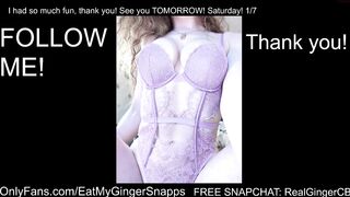 eatmygingersnapps  - Record  [Chaturbate] porn-sluts Cam Video hot-women-having-sex best-blowjob-videos