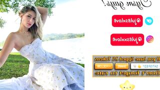 julesxdann - Live Chaturbate teasing tiny supermodel hentai