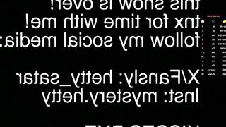 hetty_satar - Live Chaturbate Online broadcast cumshow analshow tail