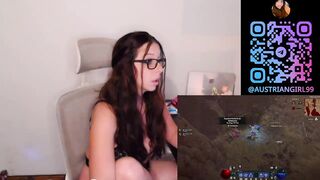 AustrianGirl99AtWork - My Stripchat Stream video-games gamers humiliation big-tits-brunettes small-audience