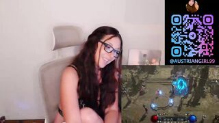 AustrianGirl99AtWork - My Stripchat Stream video-games gamers humiliation big-tits-brunettes small-audience