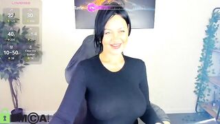 Sara_Devills - My Stripchat Stream flashing curvy-mature spanking role-play jerk-off-instruction