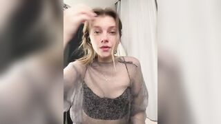 ValenciaShock - Model Stripcam twerk big-ass-doggy-style nylon dildo-or-vibrator topless