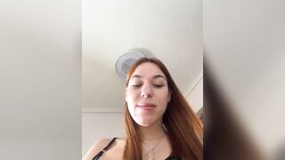 MollyXoXo - My Model Stripcam white doggy-style heels spanking american