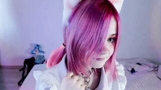 Hikkacat - My Model Stripcam sexting anime middle-priced-privates-white emo big-tits-white