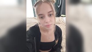 enjoy_my_beauty - My Model Stripcam leather long-hair upskirt-teens petite-blondes foot-fetish