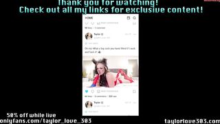 taylor_love_303 - Private  [Chaturbate] slut crossdresser mamada seductive arousal