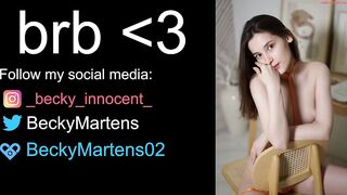 beckymartens - Private  [Chaturbate] amature-video sensual supermodel leather