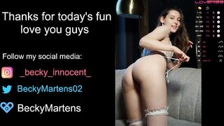 beckymartens - Private  [Chaturbate] oil shaved rollthedice actress